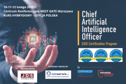 Chief Artificial Intelligence Officer – 3 dniowy kurs certyfikowany- edycja polska - 10-12 lutego 2025 r.