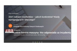 VIDEO - Ludzie kontra maszyny - kto odpowiada za incydenty - zapis wystąpienia podczas konferencji ZFODO